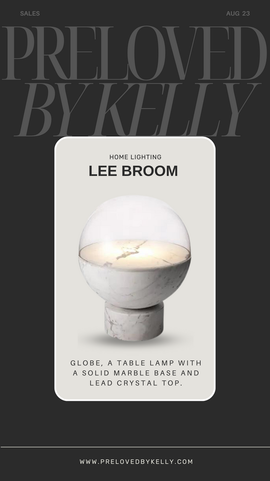 Lee Broom Solid Marble Light