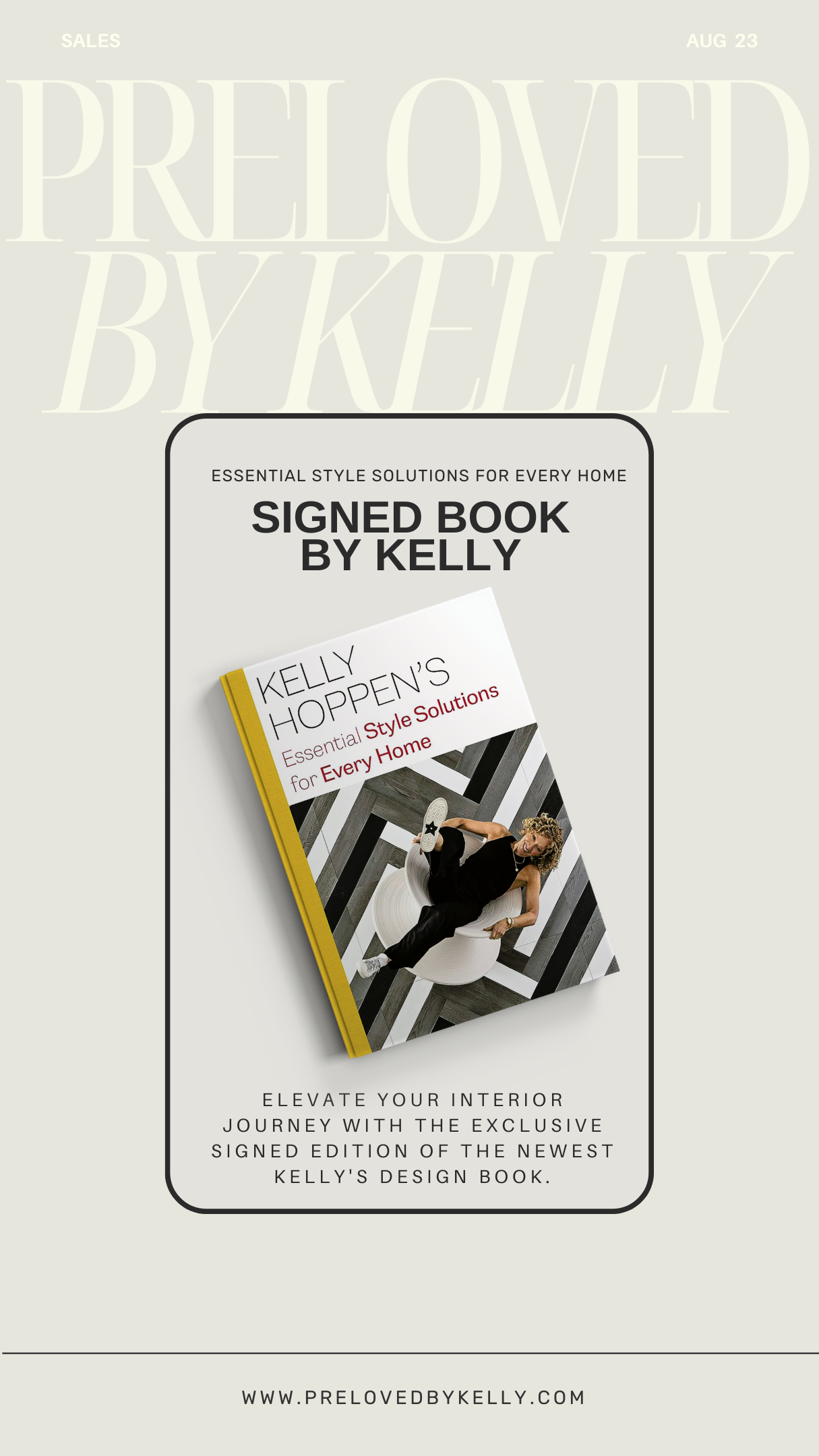 Discover Home Perfection with Signed Copy of Kelly Hoppen's Essential Style Solutions!