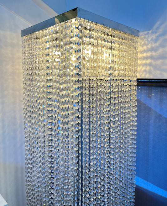 Spina Crystal Floor Lamp - Preloved By Kelly
